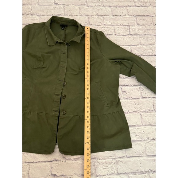 Lane Bryant army green utility jacket size 18 - Picture 9 of 10